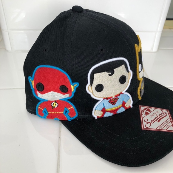 NWOT! SnapBack Pop Heroes DC Comics Superhero Hat - Picture 2 of 5